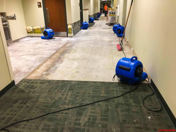 Renovation for water damaged commercial buildings